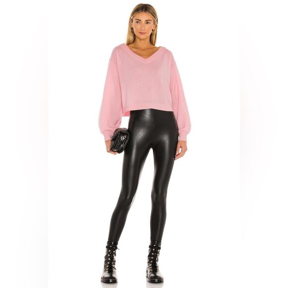 COMMANDO Perfect Control Faux Leather Legging in Black size L - Picture 1 of 12